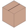 Caja con solapas 600x600x600