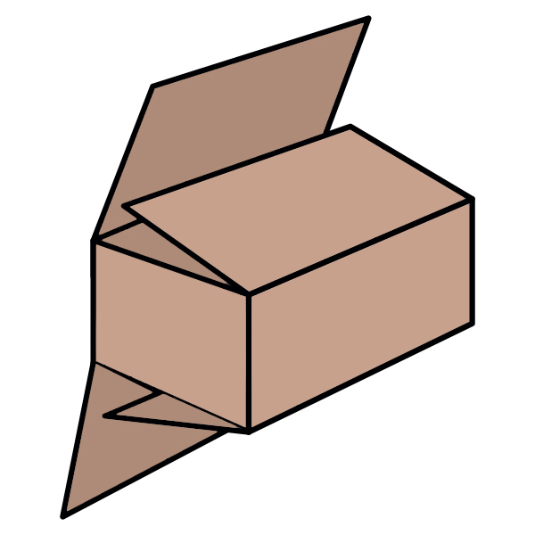 Caja con solapas 290x150x675 - Vidalbi