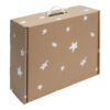 Caja ecommerce 383x323x153 mm. con asa y refuerzo opcional